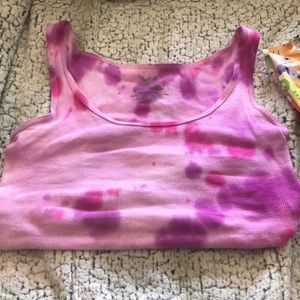 Tie dye crop top